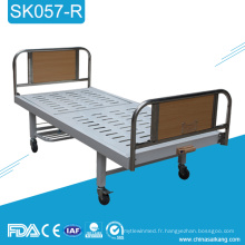 Le lit d&#39;hôpital manuel utilisé par manivelle simple bon marché de SK057-R